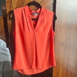Primark Vibrant Orange Sleeveless Blouse